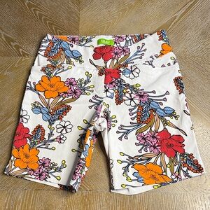 SWING CONTROL Floral Print GolfShorts 10